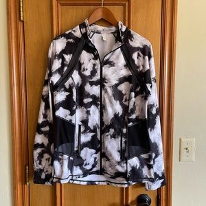 Ideology Sky High Tie Dye Zip Up Performance Jacket Women’s Size L